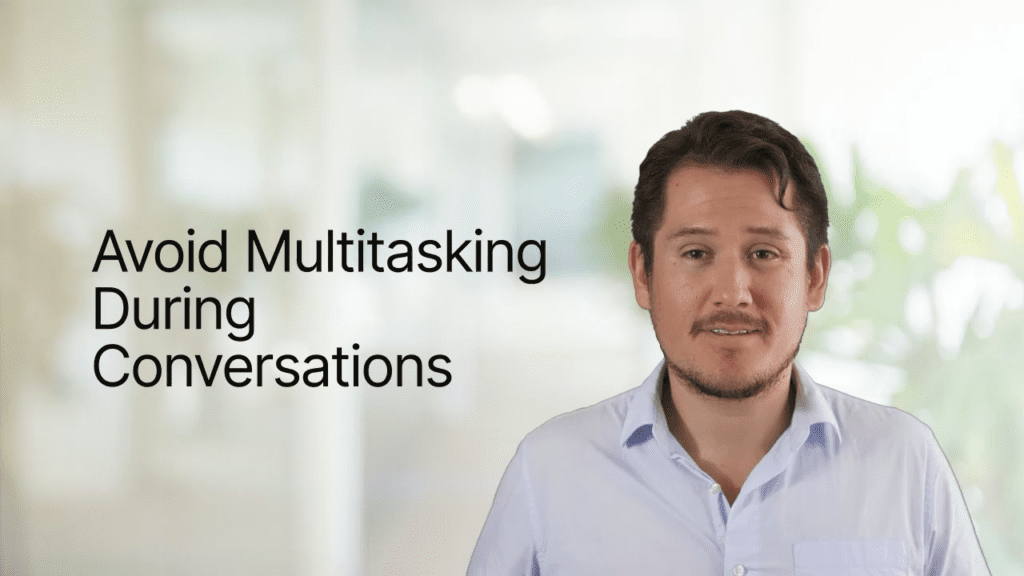 avoid multitasking